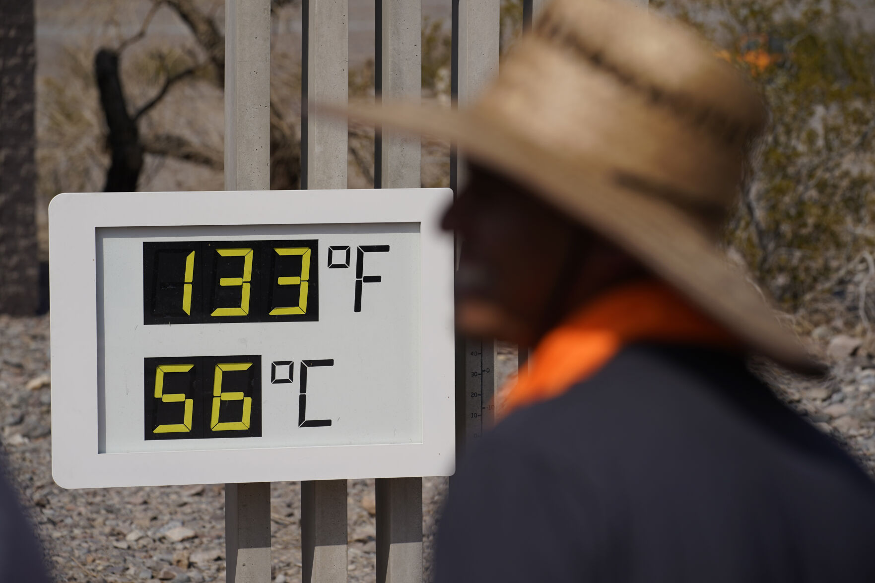 APTOPIX Heat Wave Death Valley